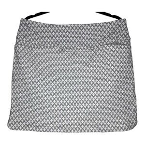 SC & CO Tennis Golf Skort Stretch Pockets Black White Tummy Control Size XLG